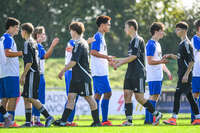 04.10.2026, Bad Wörishofen, Deutschland. U19 (A-Jun.) Kreisklasse Allgäu - Nord: FC Bad Wörishofen U19 gegen SG Unterrieden U19. Spielort: Stadion Am Unteren Hart. Julian Bleyer (FC Bad Wörishofen) nachdenklich, ernst, fokussiert