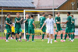 18.07.2026, Mindelheim, Deutschland. Testspiel zwischen dem FC Zürich und der SpVgg Greuther Fürth im Rahmen der Saisonvorbereitung 2026/2027. Fürth jubelt.