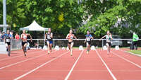 Mindelheim, Deutschland - 09.05.2026: Wettkampf bei der Internationalen Bodensee-Leichtathletik (IBL) 2026 im Julius-Stromayer-Stadion.