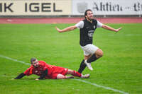 17.10.2026, Mindelheim, Bayern, Deutschland. A-Klasse Allgäu 3: TSV Mindelheim II gegen SV Oberegg II. Spielort: Julius-Strohmayer-Stadion. Leon Graf (TSV Mindelheim) beim Laufen, im Sprint, in einer Laufszene