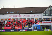 22.09.2026, Unterhaching, Deutschland. UEFA Women's Champions League, 1. Spieltag der Ligaphase: FC Bayern München Frauen gegen Manchester City. UWCL-Auftakt der FC Bayern Frauen und erstes UWCL-Pflichtspiel im neuen Zuhause Sportpark Unterhaching. Vereinshaus
