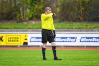 17.10.2026, Mindelheim, Bayern, Deutschland. A-Klasse Allgäu 3: TSV Mindelheim II gegen SV Oberegg II. Spielort: Julius-Strohmayer-Stadion. Schiedsrichter, Unparteiischer, Spielleiter