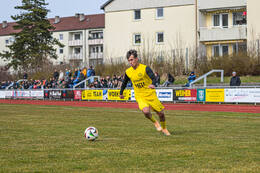 28.03.2026, Mindelheim (Deutschland): Spiel der Kreisliga Allgäu Nord zwischen dem TSV Mindelheim und dem FSV Lamerdingen im Julius-Strohmayer-Stadion.