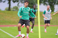 15.07.2026, Bad Wörishofen, Deutschland, 2. Bundesliga, Saison 2026/2027, Der SpVgg Greuther Fürth startet mit der ersten Trainingseinheit in sein Sommertrainingslager in Bad Wörishofen (Unterallgäu). Der Verein bereitet sich dort auf die Saison 2026/2027 vor. Aaron Keller (SpVgg Greuther Fürth)