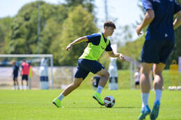 24.07.2026, Bad Wörishofen, Deutschland. 2. Bundesliga: Der SV Darmstadt 98 absolviert das Abschlusstraining im Sommertrainingslager vor dem Testspiel. Noah Weisshaupt (SV Darmstadt 98)