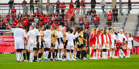 19.10.2026, München, Bayern, Deutschland. Google Pixel Frauen-Bundesliga: FC Bayern Frauen gegen VfB Stuttgart Frauen. Spielort: FC Bayern Campus-Stadion. Übersicht beider Teams vor dem Spiel