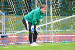 15.07.2026, Bad Wörishofen, Deutschland, 2. Bundesliga, Saison 2026/2027, Der SpVgg Greuther Fürth startet mit der ersten Trainingseinheit in sein Sommertrainingslager in Bad Wörishofen (Unterallgäu). Der Verein bereitet sich dort auf die Saison 2026/2027 vor. Silas Prüfrock (SpVgg Greuther Fürth)