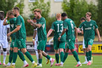18.07.2026, Mindelheim, Deutschland. Testspiel zwischen dem FC Zürich und der SpVgg Greuther Fürth im Rahmen der Saisonvorbereitung 2026/2027. Fürth jubelt nach Elfer.