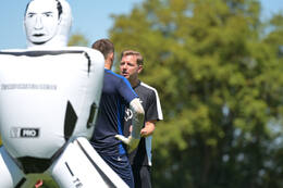 24.07.2026, Bad Wörishofen, Deutschland. 2. Bundesliga: Der SV Darmstadt 98 absolviert das Abschlusstraining im Sommertrainingslager vor dem Testspiel. Cheftrainer Florian Kohfeldt (SV Darmstadt 98)