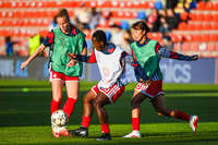 22.09.2026, Unterhaching, Deutschland. UEFA Women's Champions League, 1. Spieltag der Ligaphase: FC Bayern München Frauen gegen Manchester City. UWCL-Auftakt der FC Bayern Frauen und erstes UWCL-Pflichtspiel im neuen Zuhause Sportpark Unterhaching. Bernadette Amani (FC Bayern Frauen)