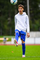 11.10.2026, Bad Wörishofen, Bayern, Deutschland. U19 (A-Jun.) Kreisklasse Allgäu – Nord: FC Bad Wörishofen U19 gegen JFG Wertachtal U19. Spielort: Stadion Unteres Hart. Saison 2026/2027. Volkan Serif (FC Bad Wörishofen) nachdenklich, ernst, fokussiert