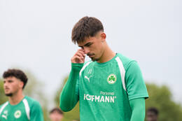 15.07.2026, Bad Wörishofen, Deutschland, 2. Bundesliga, Saison 2026/2027, Der SpVgg Greuther Fürth startet mit der ersten Trainingseinheit in sein Sommertrainingslager in Bad Wörishofen (Unterallgäu). Der Verein bereitet sich dort auf die Saison 2026/2027 vor. Aaron Keller (SpVgg Greuther Fürth)
