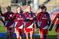 22.09.2026, Unterhaching, Deutschland. UEFA Women's Champions League, 1. Spieltag der Ligaphase: FC Bayern München Frauen gegen Manchester City. UWCL-Auftakt der FC Bayern Frauen und erstes UWCL-Pflichtspiel im neuen Zuhause Sportpark Unterhaching. Giulia Gwinn (FC Bayern Frauen)