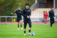 17.10.2026, Mindelheim, Bayern, Deutschland. Kreisliga Allgäu Nord: TSV Mindelheim gegen SV Oberegg. Spielort: Julius-Strohmayer-Stadion. Paul Filser (TSV Mindelheim) nachdenklich, ernst, fokussiert