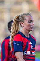 22.09.2026, Unterhaching, Deutschland. UEFA Women's Champions League, 1. Spieltag der Ligaphase: FC Bayern München Frauen gegen Manchester City. UWCL-Auftakt der FC Bayern Frauen und erstes UWCL-Pflichtspiel im neuen Zuhause Sportpark Unterhaching. Glódís Perla Viggósdóttir (FC Bayern Frauen)
