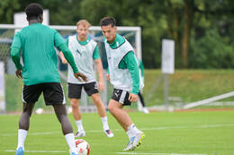 15.07.2026, Bad Wörishofen, Deutschland, 2. Bundesliga, Saison 2026/2027, Der SpVgg Greuther Fürth startet mit der ersten Trainingseinheit in sein Sommertrainingslager in Bad Wörishofen (Unterallgäu). Der Verein bereitet sich dort auf die Saison 2026/2027 vor. Shinta Appelkamp (SpVgg Greuther Fürth)