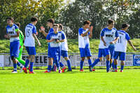 04.10.2026, Bad Wörishofen, Deutschland. U19 (A-Jun.) Kreisklasse Allgäu - Nord: FC Bad Wörishofen U19 gegen SG Unterrieden U19. Spielort: Stadion Am Unteren Hart. Mannschaftsfoto, Mannschaftsbild, Teamfoto