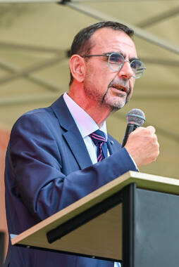 01.08.2026 – Bad Wörishofen, Deutschland: Das Roséweinfest im Hotel Sonnengarten findet zum zweiten Mal statt. Klaus Holetschek (CSU-Politiker, MdL)