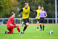 17.10.2026, Mindelheim, Bayern, Deutschland. Kreisliga Allgäu Nord: TSV Mindelheim gegen SV Oberegg. Spielort: Julius-Strohmayer-Stadion. Marc Mörstedt (TSV Mindelheim) beim Laufen, im Sprint, in einer Laufszene
