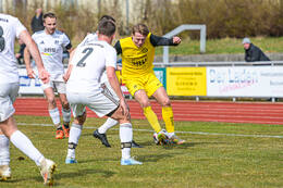 28.03.2026, Mindelheim (Deutschland): Spiel der Kreisliga Allgäu Nord zwischen dem TSV Mindelheim und dem FSV Lamerdingen im Julius-Strohmayer-Stadion.