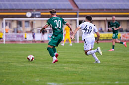 18.07.2026, Mindelheim, Deutschland. Testspiel zwischen dem FC Zürich und der SpVgg Greuther Fürth im Rahmen der Saisonvorbereitung 2026/2027. Felix Klaus (SpVgg Greuther Fürth), Neil Volken (FC Zürich)