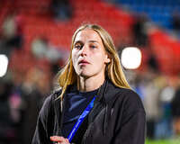 22.09.2026, Unterhaching, Deutschland. UEFA Women's Champions League, 1. Spieltag der Ligaphase: FC Bayern München Frauen gegen Manchester City. UWCL-Auftakt der FC Bayern Frauen und erstes UWCL-Pflichtspiel im neuen Zuhause Sportpark Unterhaching.Regina van Eijk (FC Bayern Frauen)