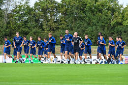 19.07.2026, Bad Wörishofen, Deutschland. 2. Bundesliga: Der SV Darmstadt 98 startet mit der ersten Trainingseinheit in das Sommertrainingslager. Spieler laufen.