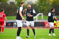 17.10.2026, Mindelheim, Bayern, Deutschland. A-Klasse Allgäu 3: TSV Mindelheim II gegen SV Oberegg II. Spielort: Julius-Strohmayer-Stadion. Manuel Weinmann (TSV Mindelheim) nachdenklich, ernst, fokussiert