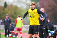 17.10.2026, Mindelheim, Bayern, Deutschland. Kreisliga Allgäu Nord: TSV Mindelheim gegen SV Oberegg. Spielort: Julius-Strohmayer-Stadion. Marc Mörstedt (TSV Mindelheim) nachdenklich, ernst, fokussiert